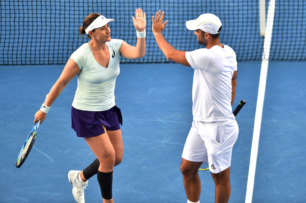 Juan Sebastián Cabal también ganó en dobles mixtos en el Roland Garros