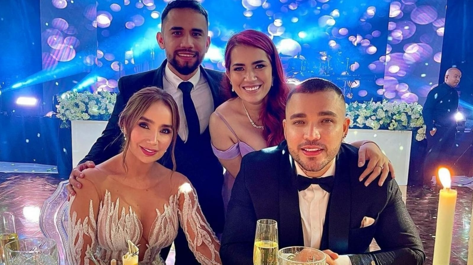 Paola Jara, Gerardo Duarte, Tatiana Uribe y Jessi Uribe