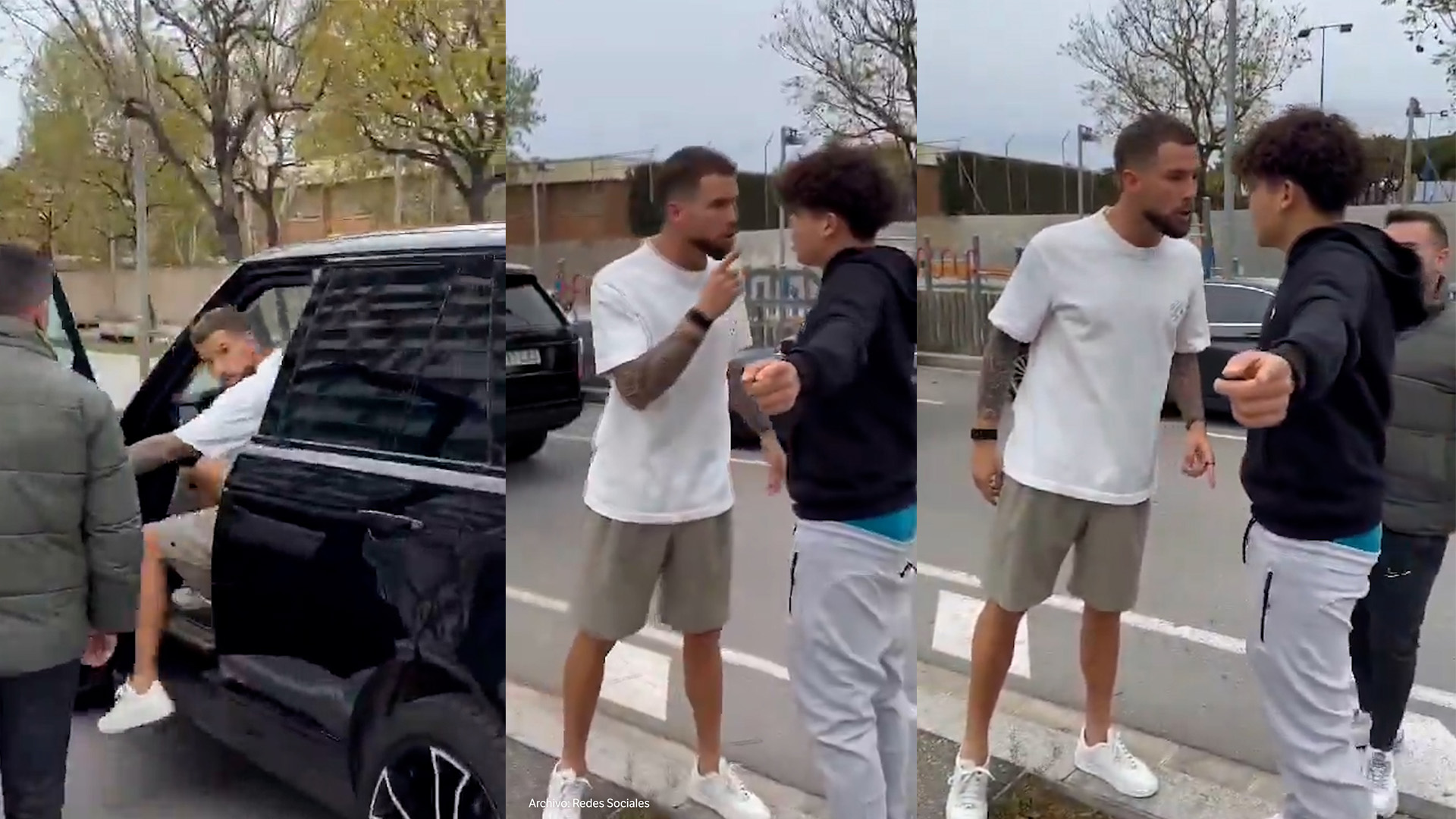 Jugador del Barcelona encaró a un tiktoker tras ser insultado