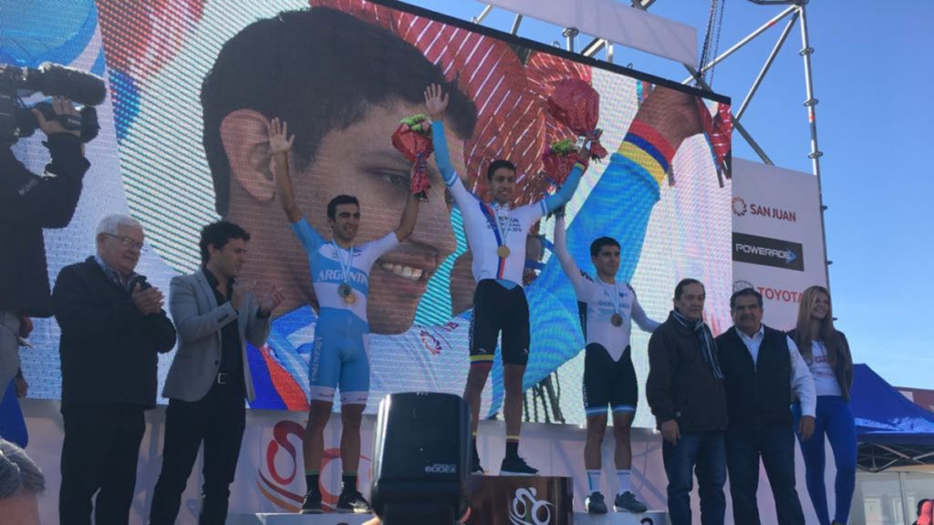 Walter Vargas se coronó campeón panamericano de la contrarreloj. 