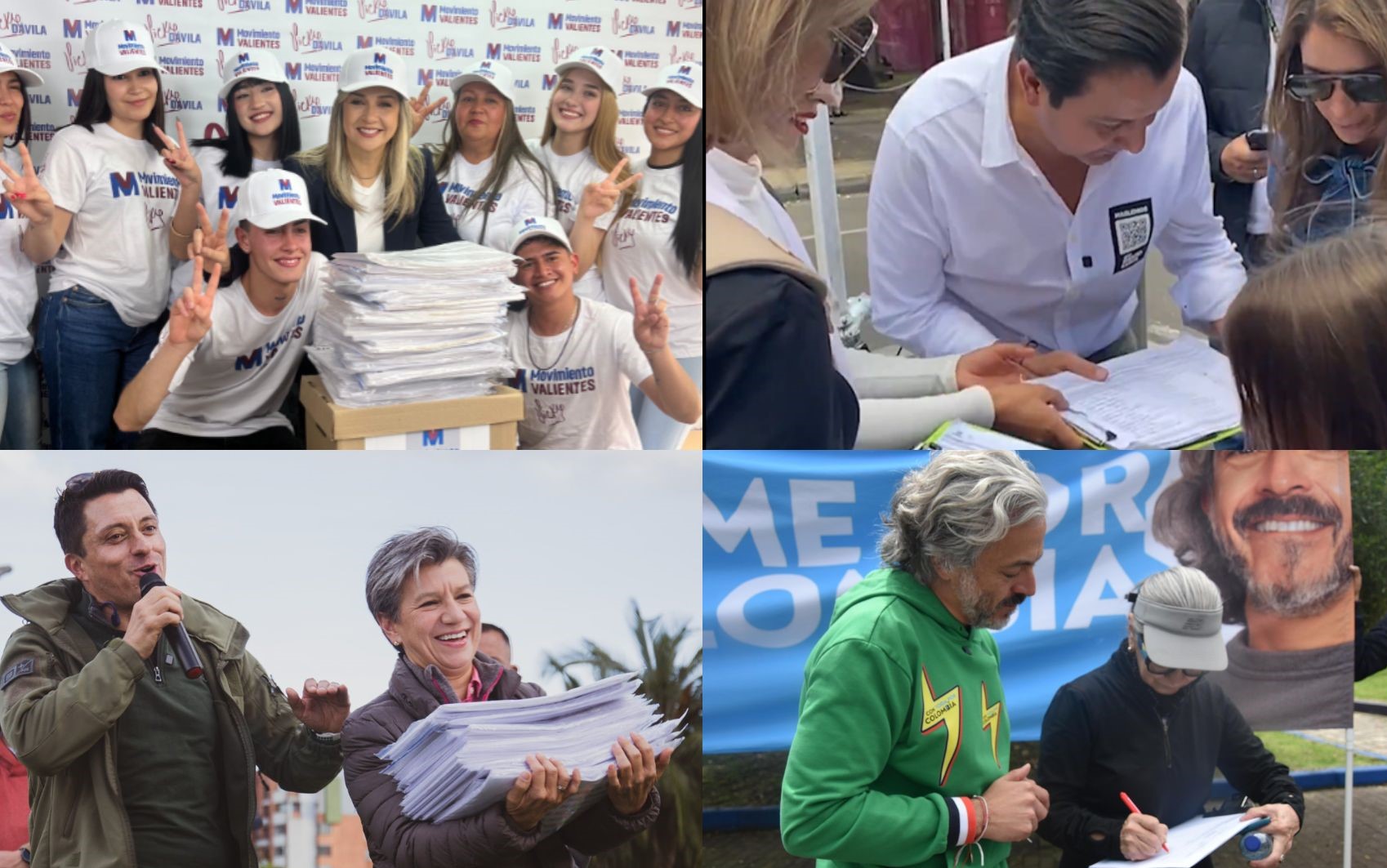 Aspiraciones por firmas entrarán en temporada de depuración: así van los precandidatos