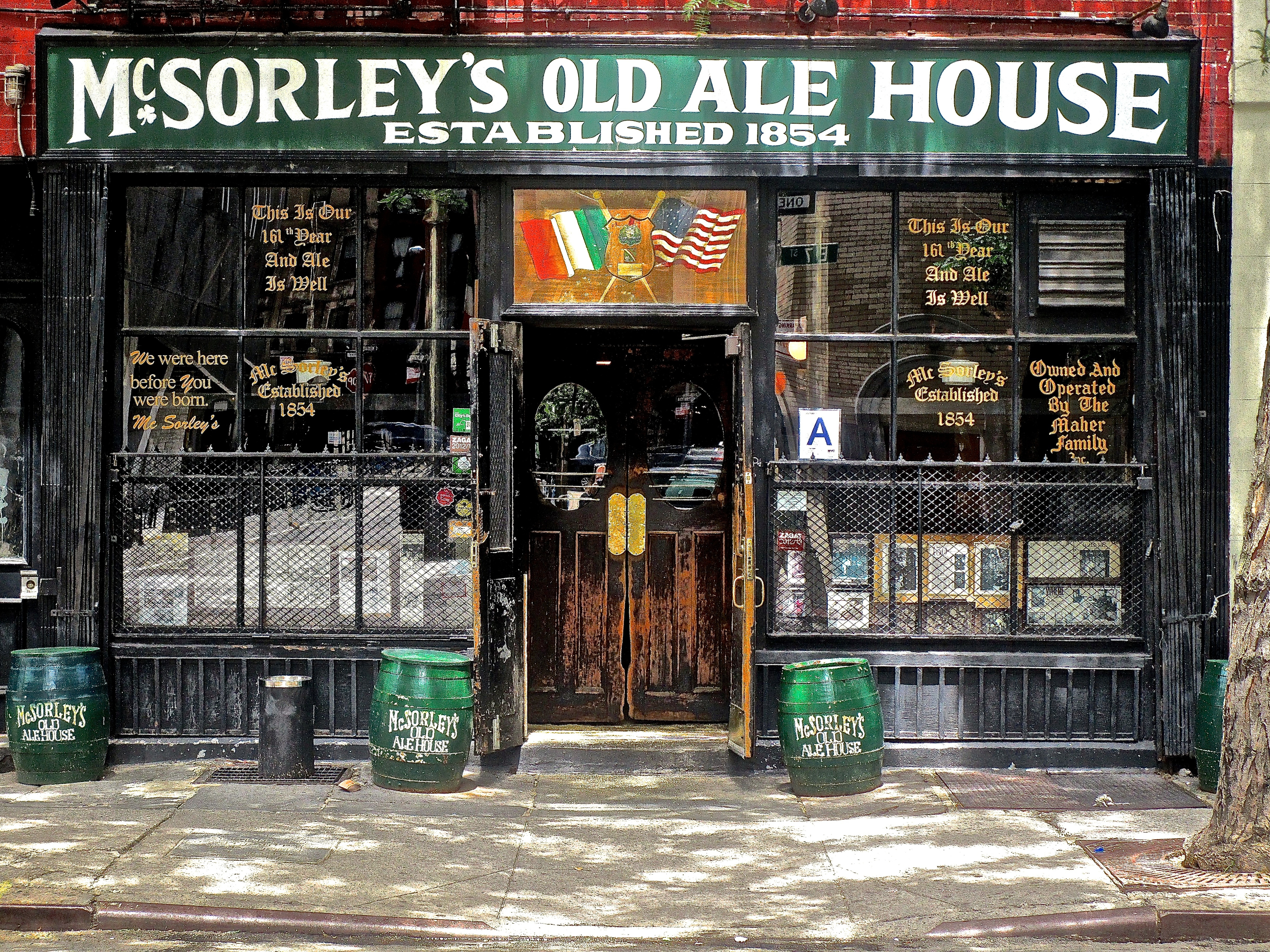 McSorley’s Old Ale House, en Nueva York.