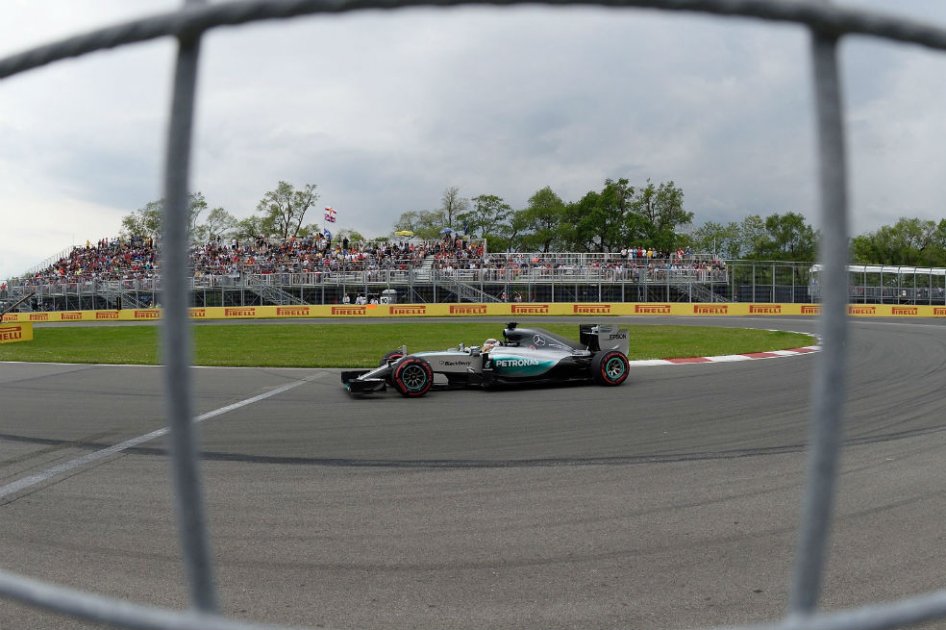 Lewis Hamilton lideró las prácticas del Gran Premio de Montreal. Foto: AFP