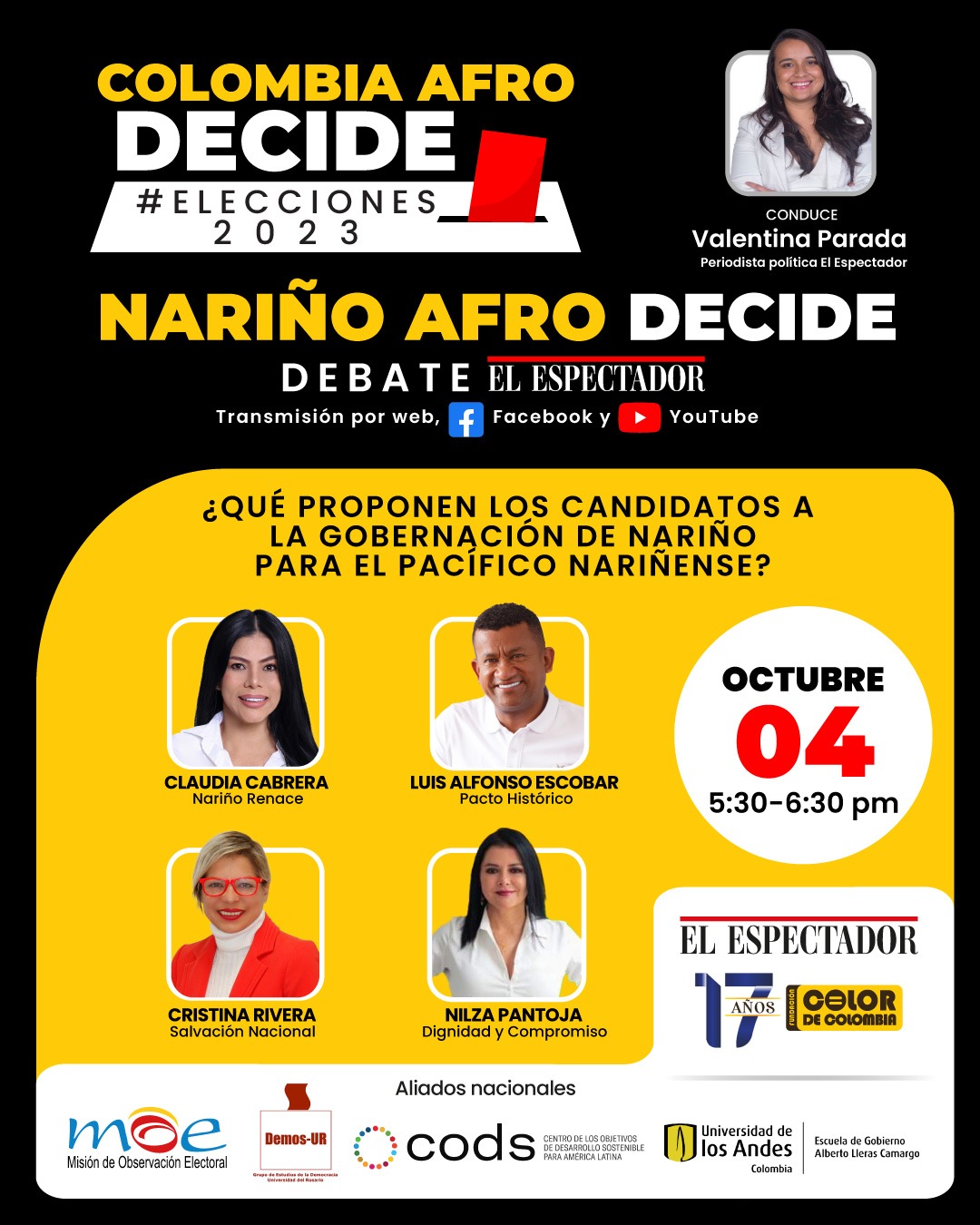 Debate Nariño Afro Decide.