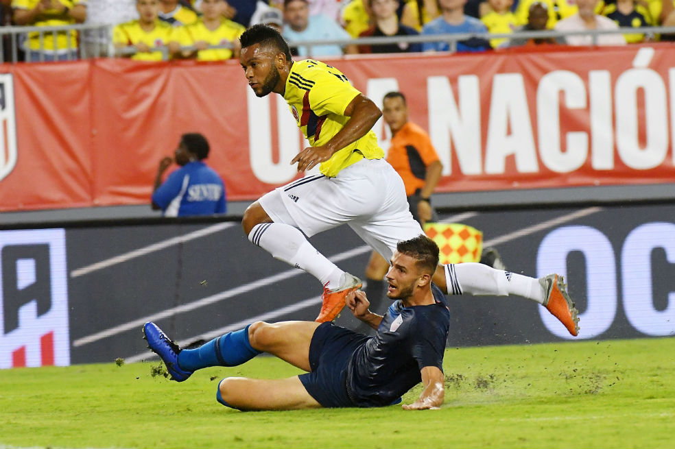 Miguel Borja: «Con dos delanteros la selección de Colombia ha rendido»