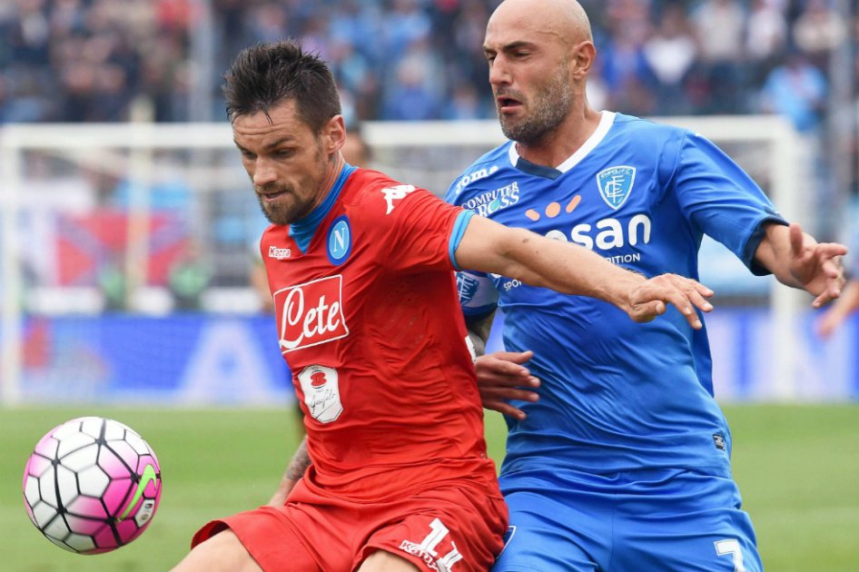 Nápoles empata 2-2 en Empoli y sigue sin ganar en Serie A