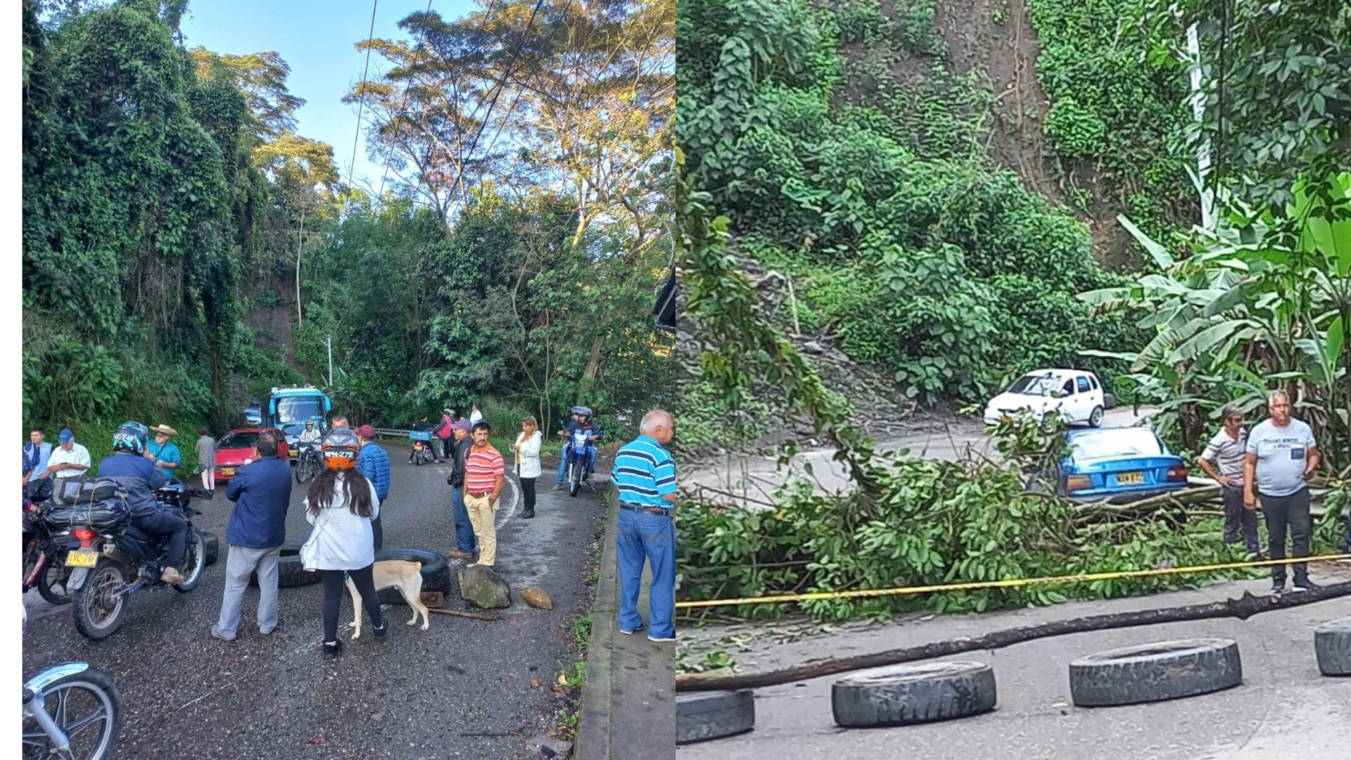 Cundinamarca: comunidad bloquea vía Bogotá-El Colegio por incremento de peaje