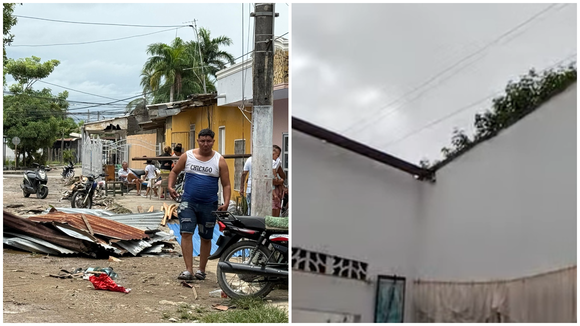 Vendaval provocó emergencias en Montería: casas destechadas y barrios inundados