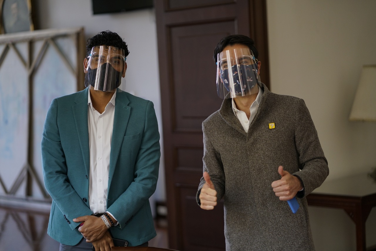 Los representantes David Racero y Mauricio Toro.