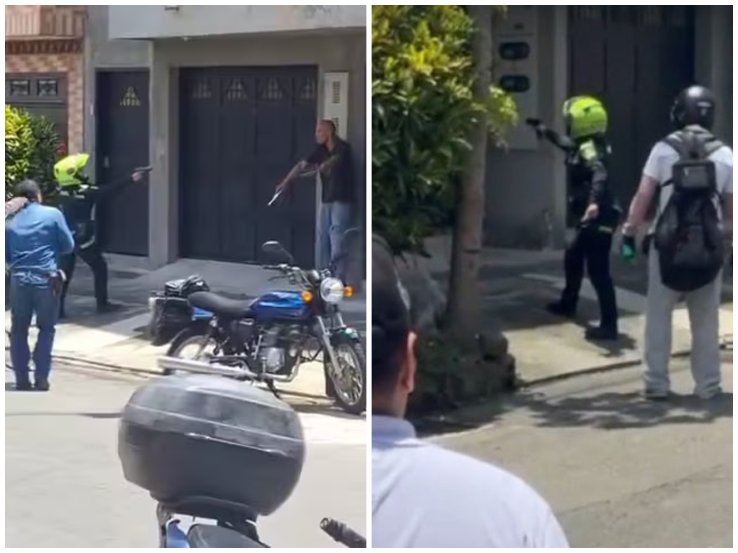 Intento de robo a pareja de adultos dejó tres heridos y dos capturados en Medellín
