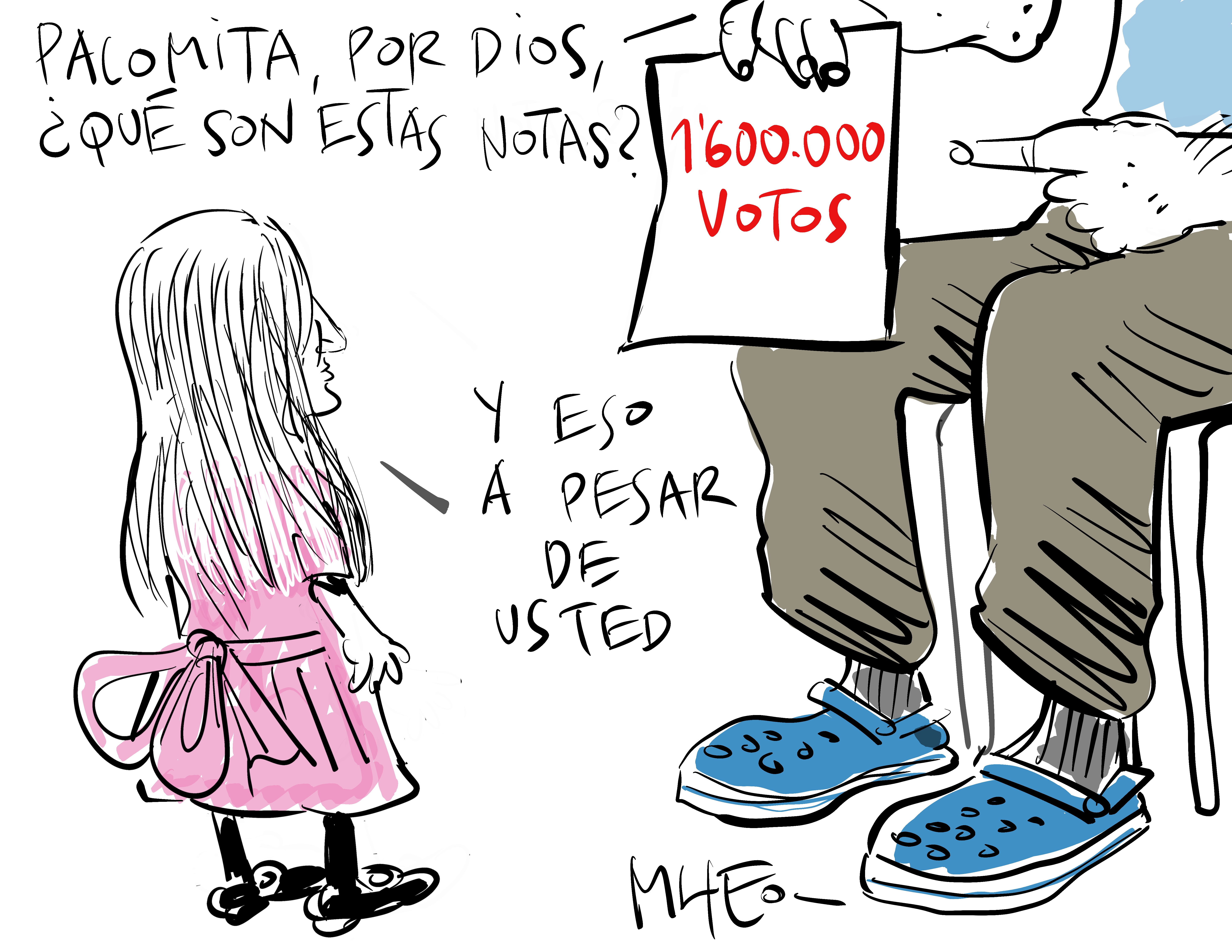 A pesar de...