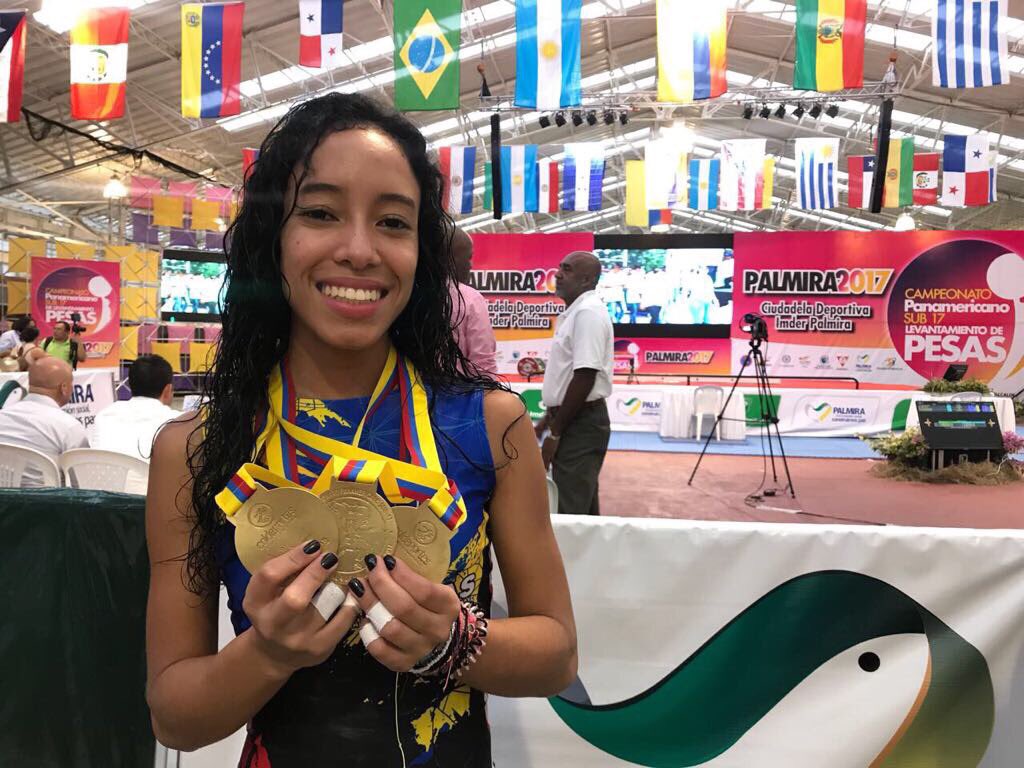 Colombia domina Panamericano Sub 17 de Levantamiento de Pesas