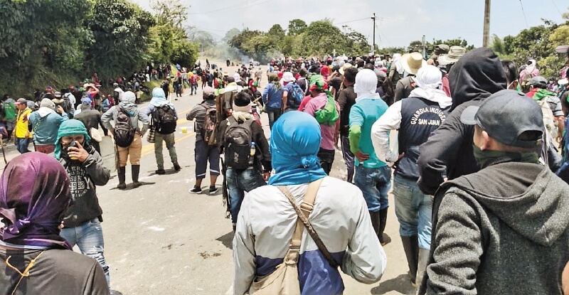 Las razones de las movilizaciones indígenas en el Cauca