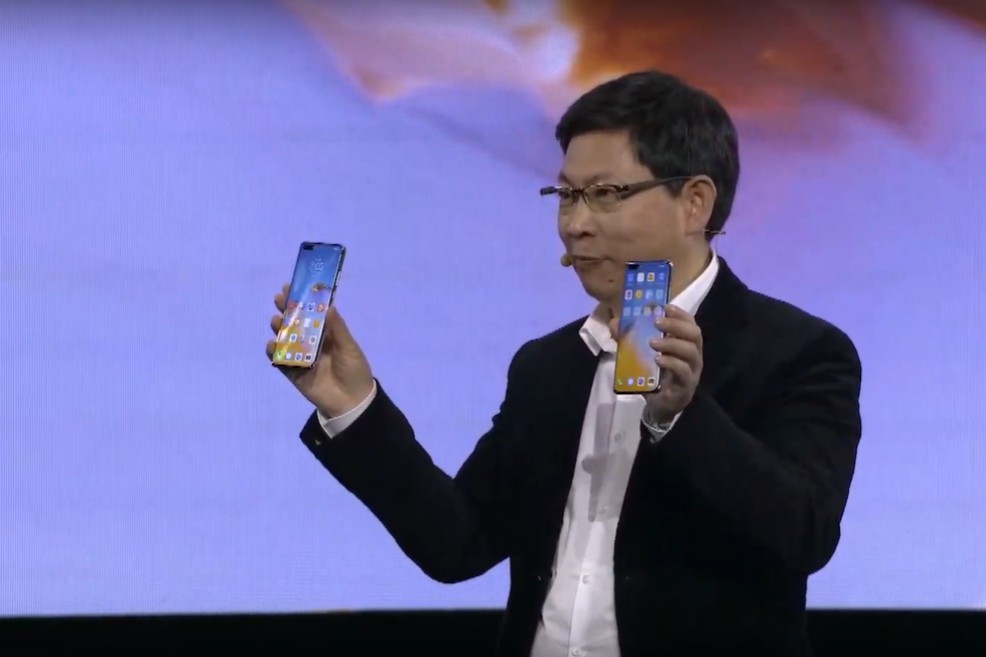Richard Yu.Tomado del video del lanzamiento de Huawei.