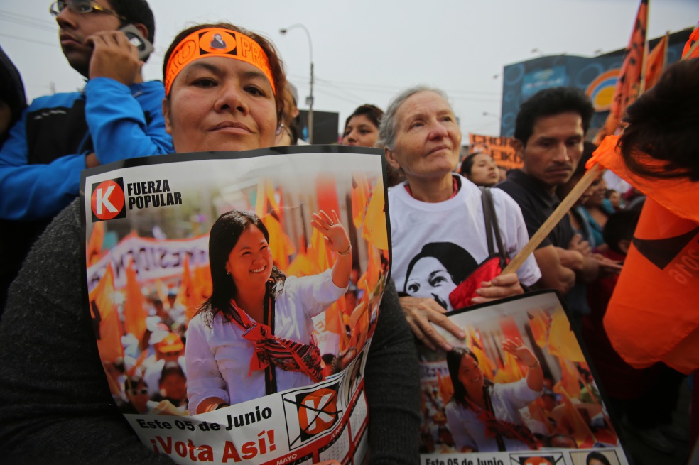 La candidata Keiko Fujimori despierta muchos temores en algunos sectores peruanos. / EFE