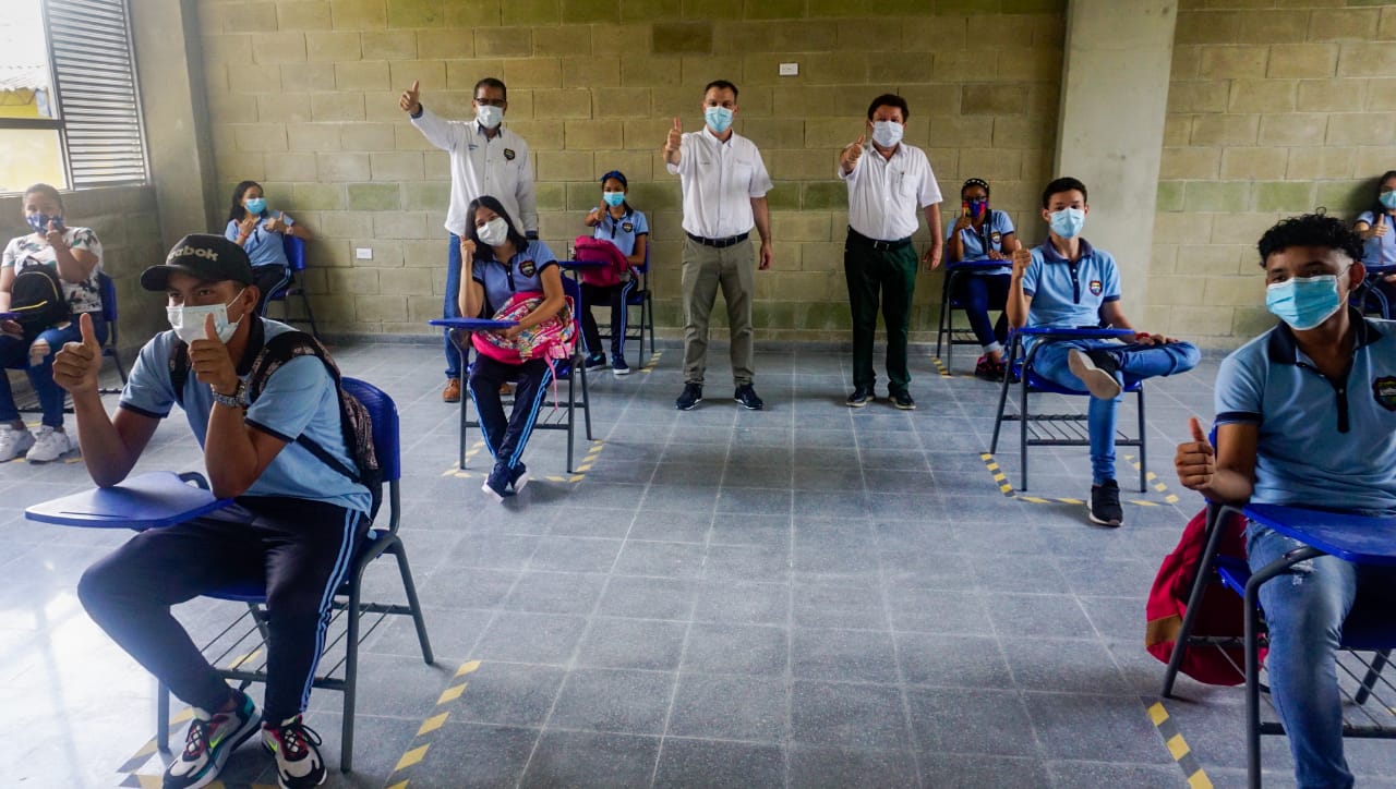 Modelo de alternancia arrancó en ocho colegios públicos de Sincelejo