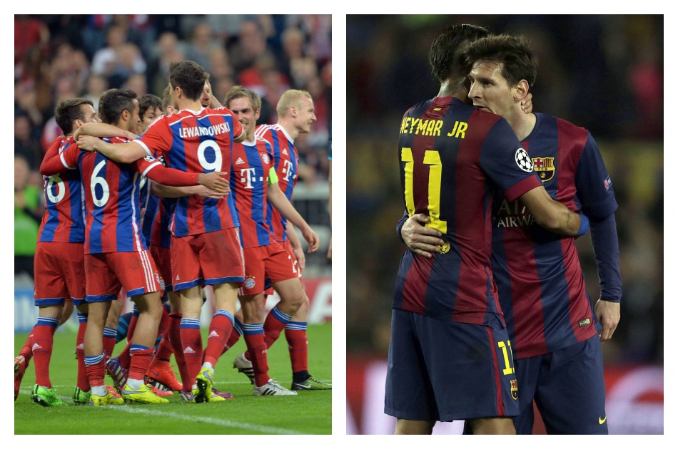 Bayern y Barcelona, primeros semifinalistas de la Champions League