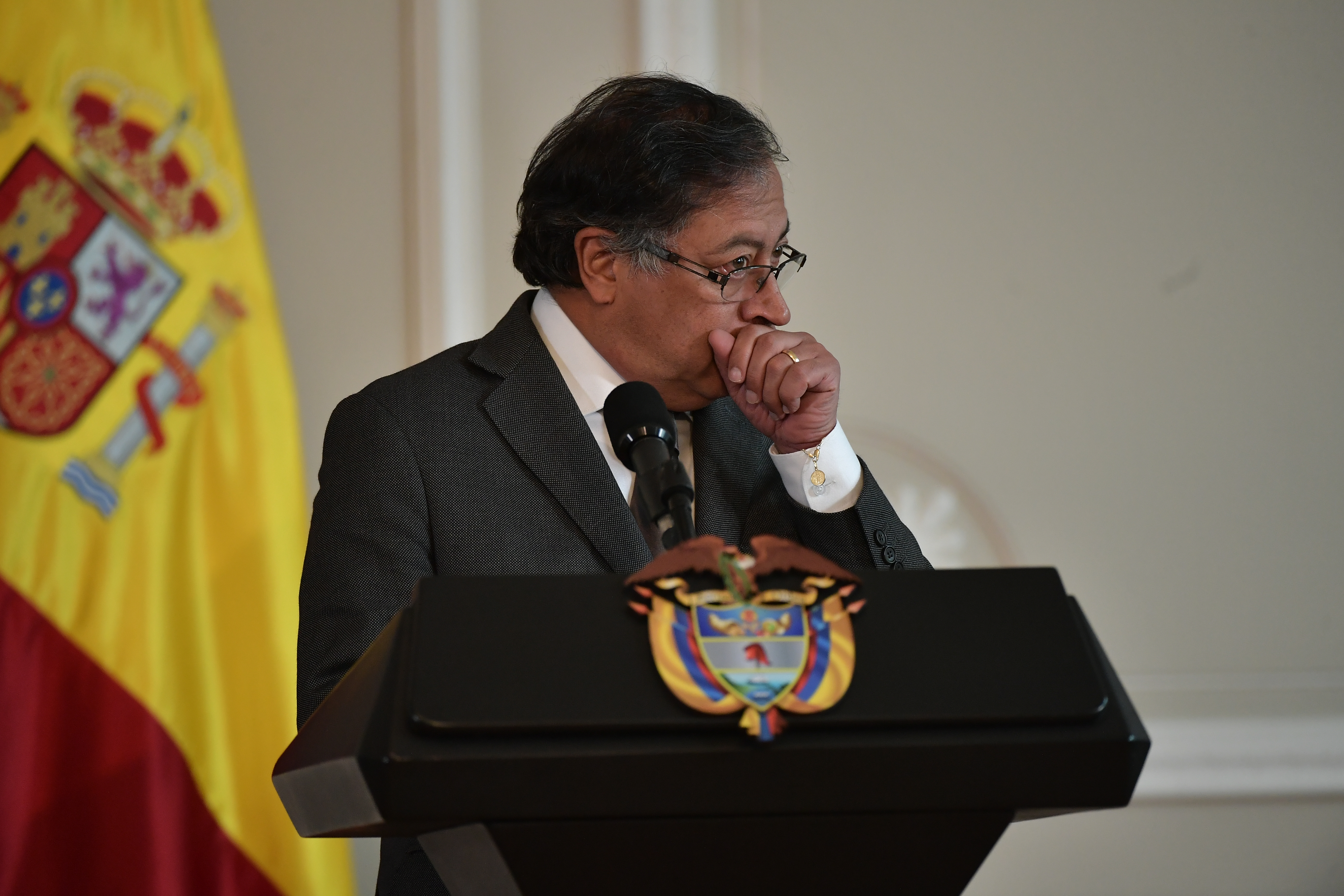 Gustavo Petro canceló su agenda este jueves, al parecer por un cuadro de gripa