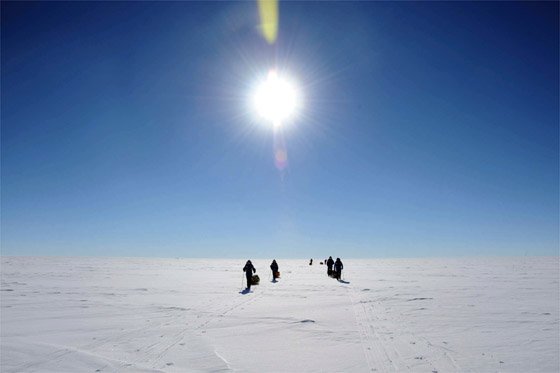 Expedición en el Ártico con medios comunicación para concienciar sobre cambio climático