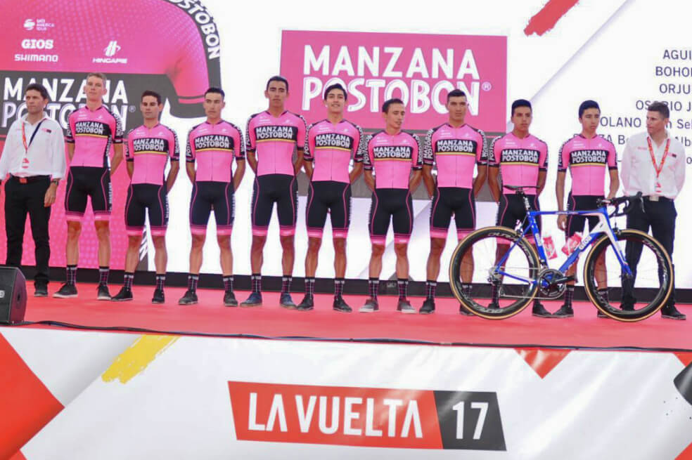 El equipo de la Corporación Pedaleamos por Colombia no va más