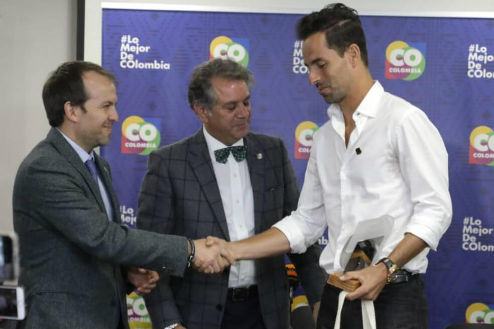 Giraldo, embajador de la Marca País