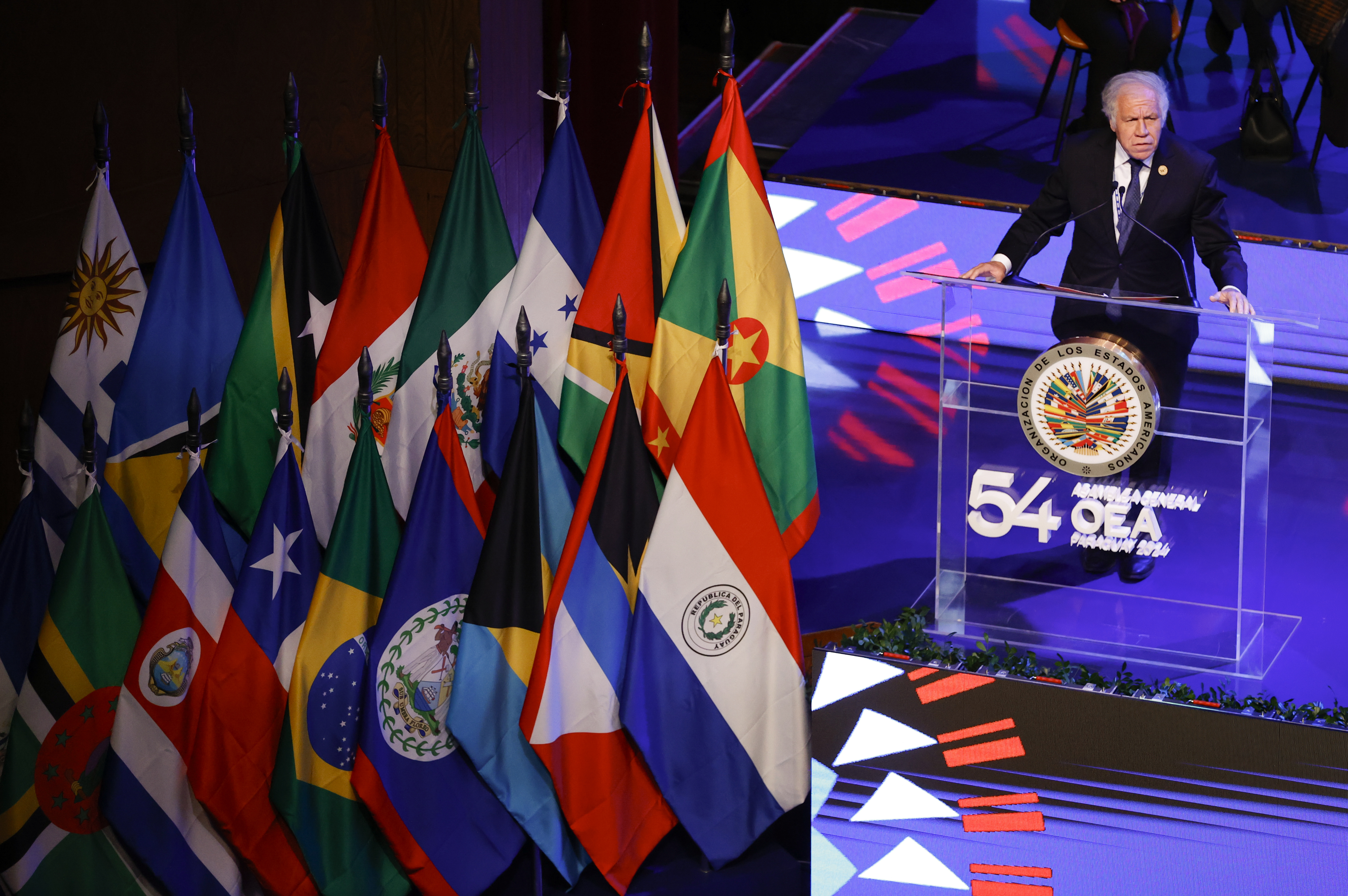 Intento de golpe en Bolivia y desacuerdos con Argentina marcan la asamblea de la OEA