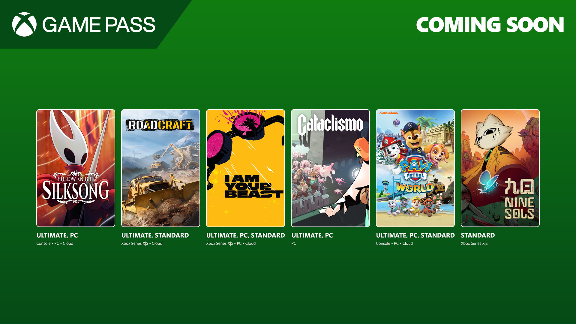 Seis de los mejores videojuegos que llegan al catálogo de Xbox Game Pass durante la segunda mitad de septiembre de 2025.