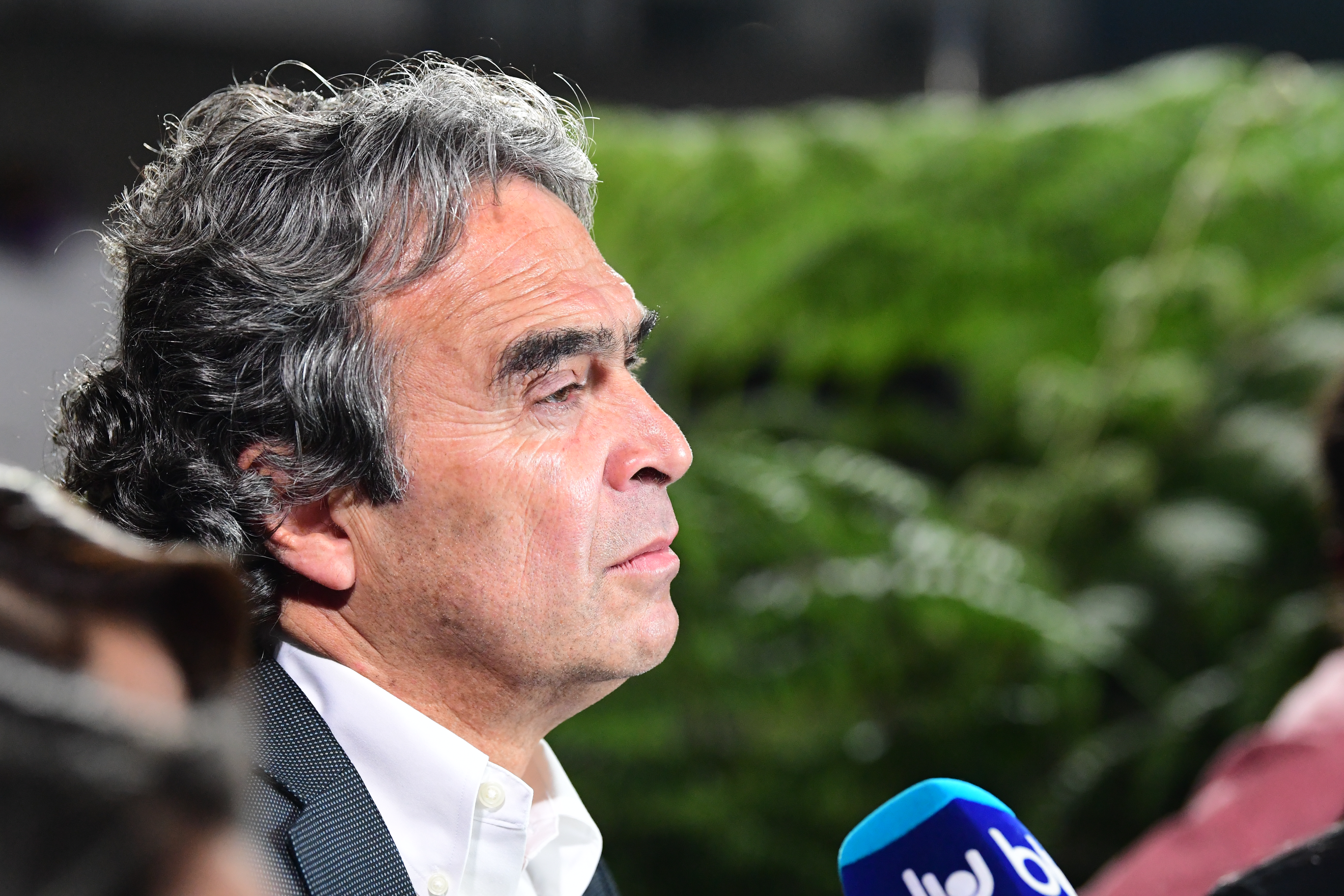 Candidato a la presidencia de Colombia durante el debate organizado por Caracol TV