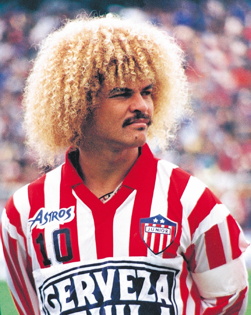 Jugando para Junior, en 1993, Carlos 'El Pibe' Valderrama fue reconocido como el Rey de América, premio anual que se le entrega al mejor futbolista del contintente.