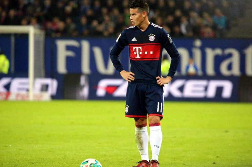 La caricia de James de tiro libre, el mejor gol de enero en la Bundesliga