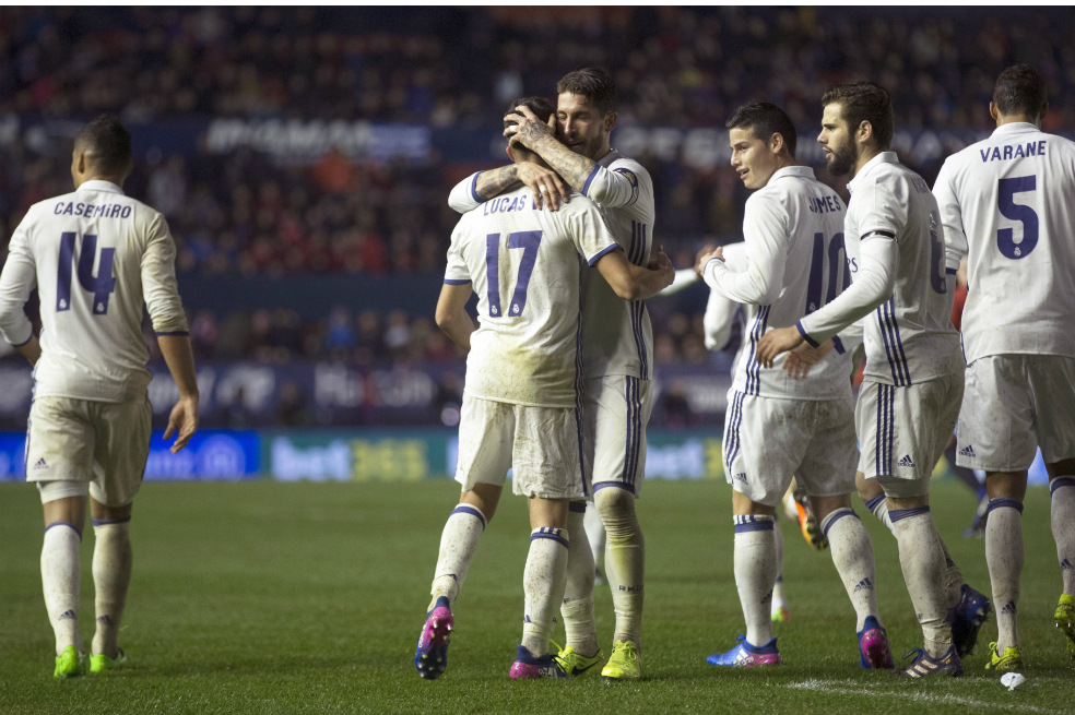 James jugó 34 minutos en la victoria del Real Madrid