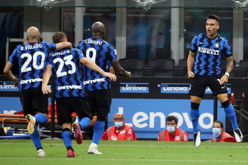 Lautaro Martínez sentenció la victoria 2-0 del Inter frente al Napoli