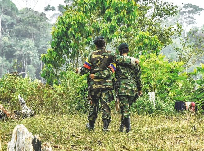 Foto de referencia de las Farc en armas.