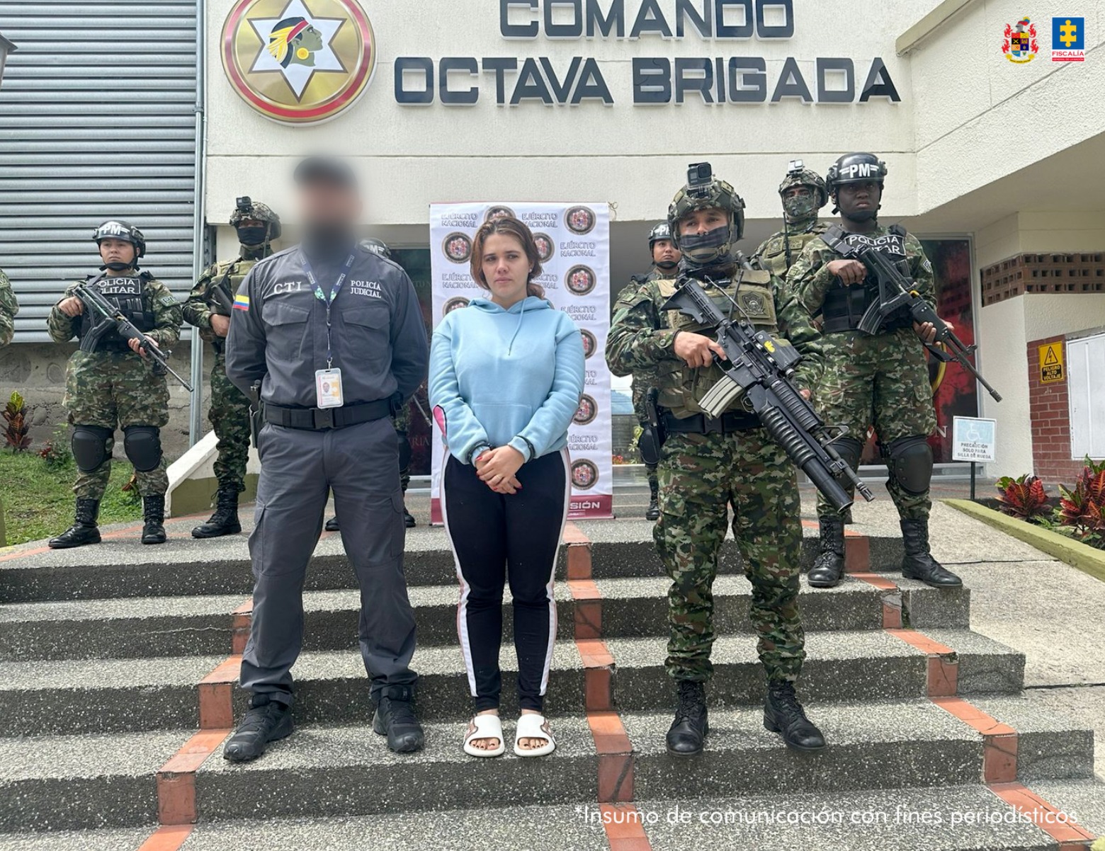 Capturan a extranjera con circular roja de Interpol por posible tráfico de personas