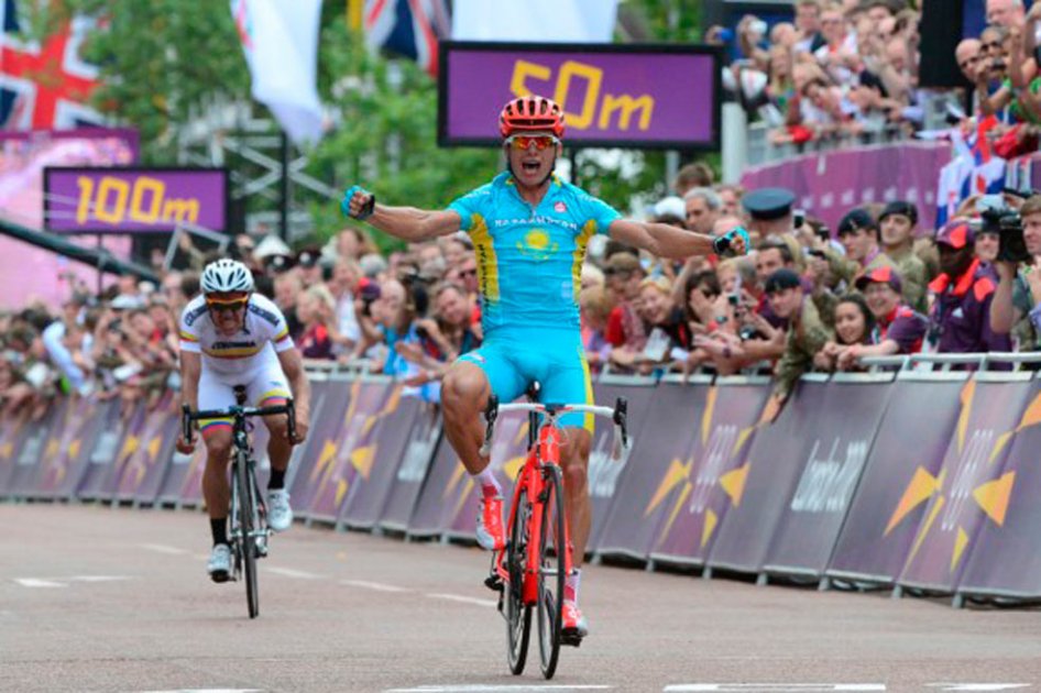 Vinokourov subastará bicicleta con la que ganó oro en Londres