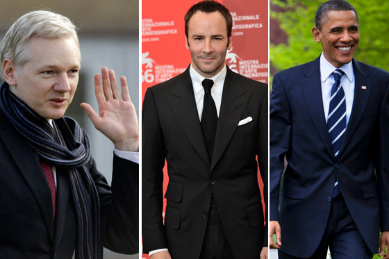 Assange, Tom Ford y Obama entre los mejor vestidos