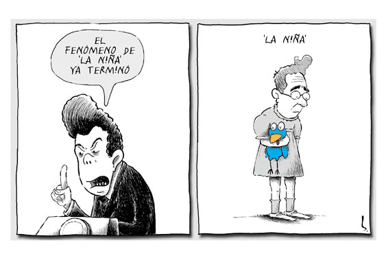La «niña» se resiste