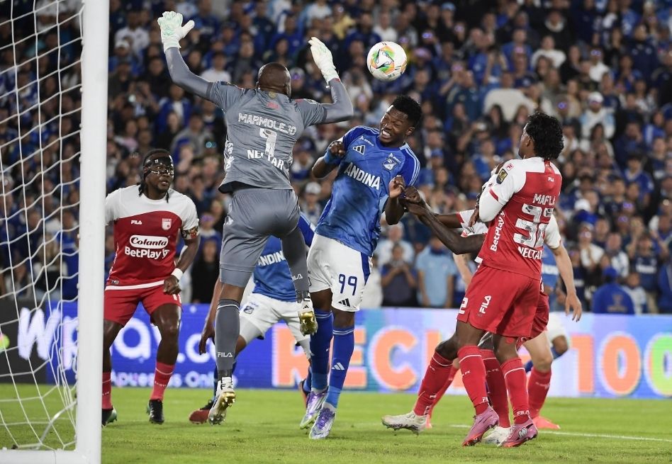 Sin goles ni espectáculo: Millonarios y Santa Fe empataron en la Liga BetPlay
