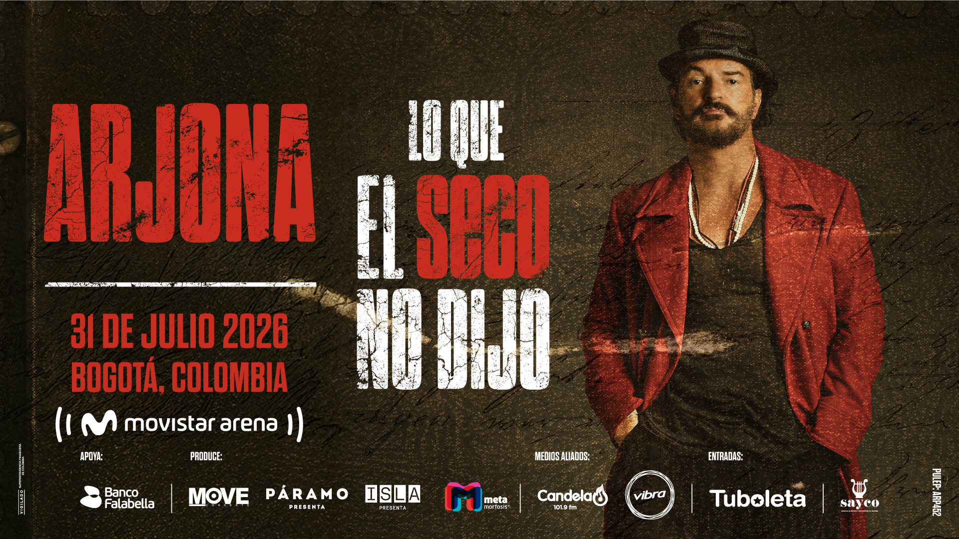 Agenda musical en Colombia: los conciertos imperdibles del primer semestre del 2026