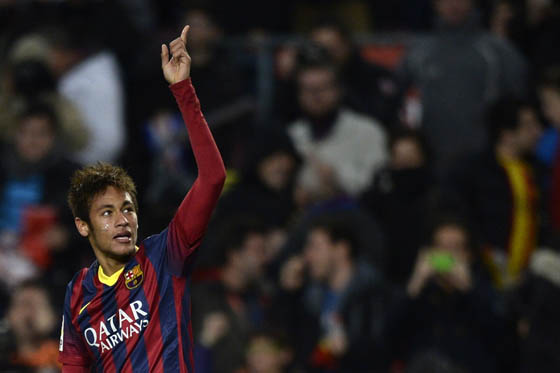 Neymar, el brasileño que se erige como figura en el Barcelona