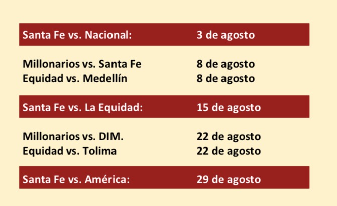 ¡Ojo! Así será el regreso a las tribunas el próximo martes en Bogotá
