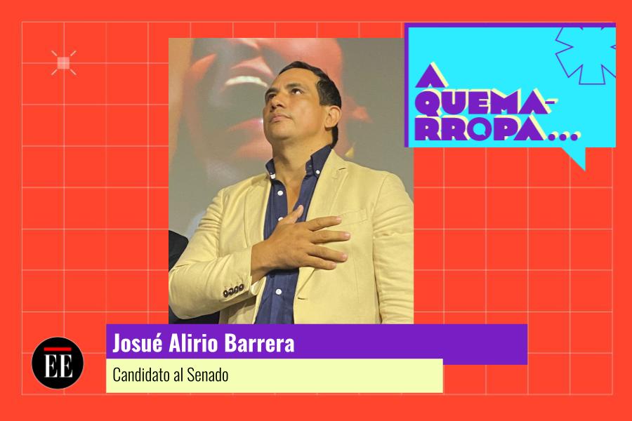 A Quemaropa con Alirio Barrera, candidato al Senado por el Centro Democrático