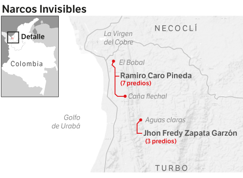 Los narcos invisibles que tuvieron propiedades registradas con su nombre y cédula en Necoclí.