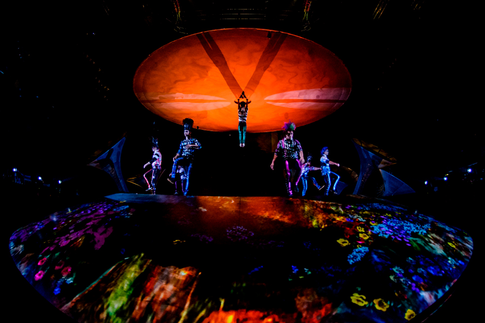 Así es el show del Circo del Sol sobre Soda Stereo