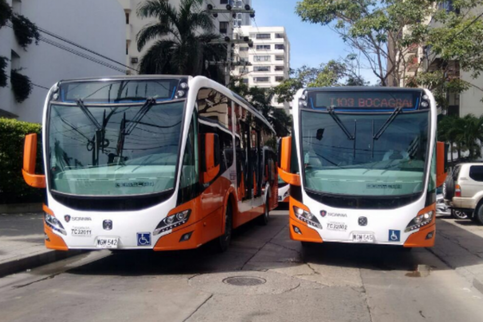 Una pasajera herida por protestas de mototaxistas en Cartagena