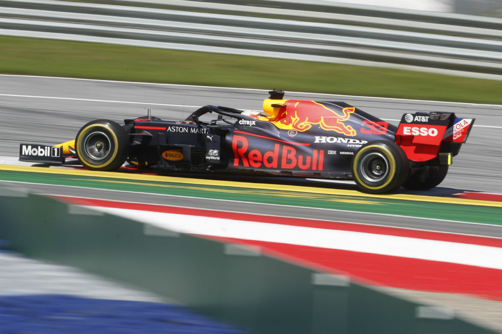 Verstappen fue el más rápido en las pruebas libres del GP de Estiria