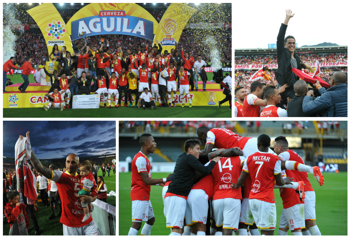 En imágenes: Santa Fe se convirtió en el máximo ganador de la Superliga en Colombia