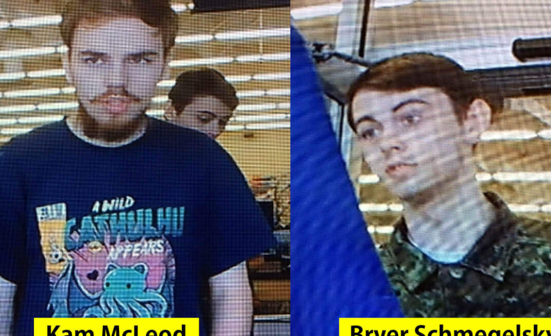 Los dos jóvenes que pasaron de víctimas a sospechosos de tres asesinatos en Canadá