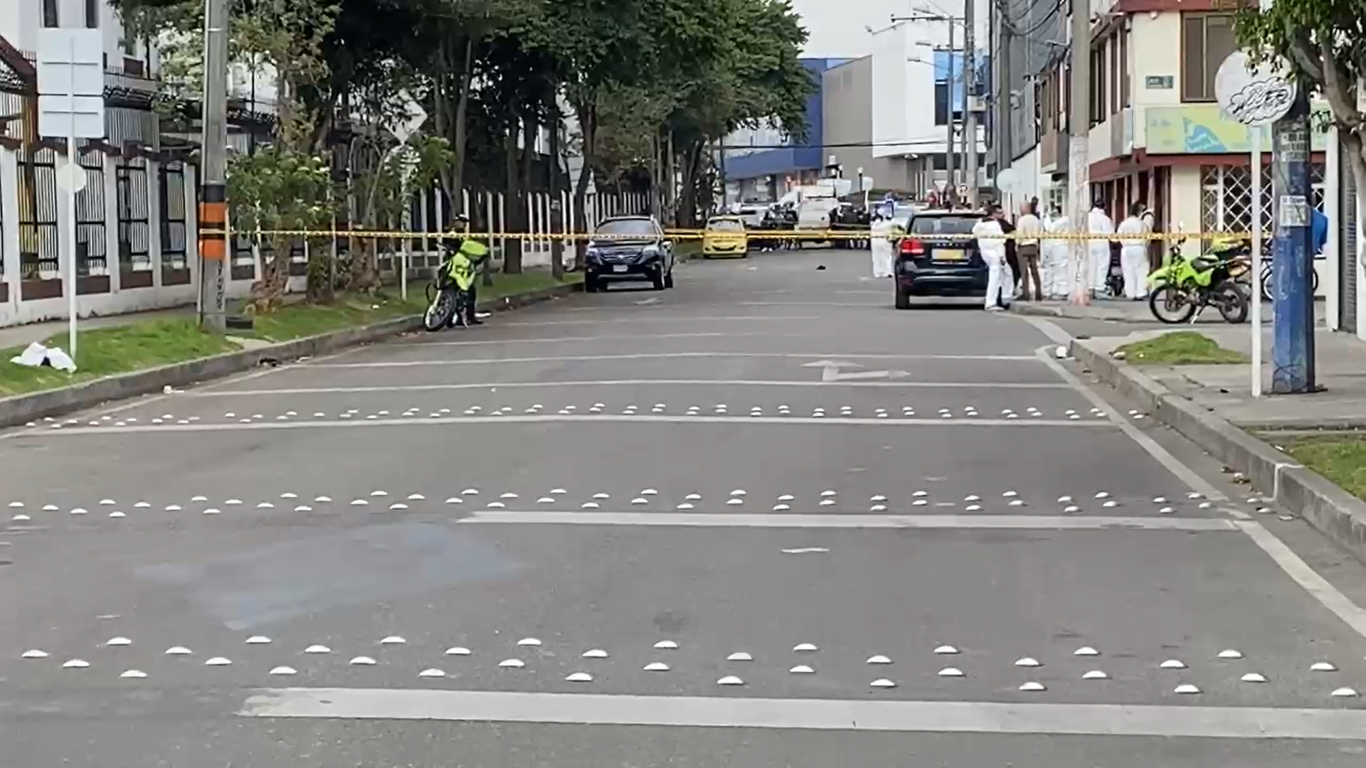 En esta esquina de la calle 25f 85C-95 barrio Santa Cecilia, en Fontibón, ocurrió el tiroteo.