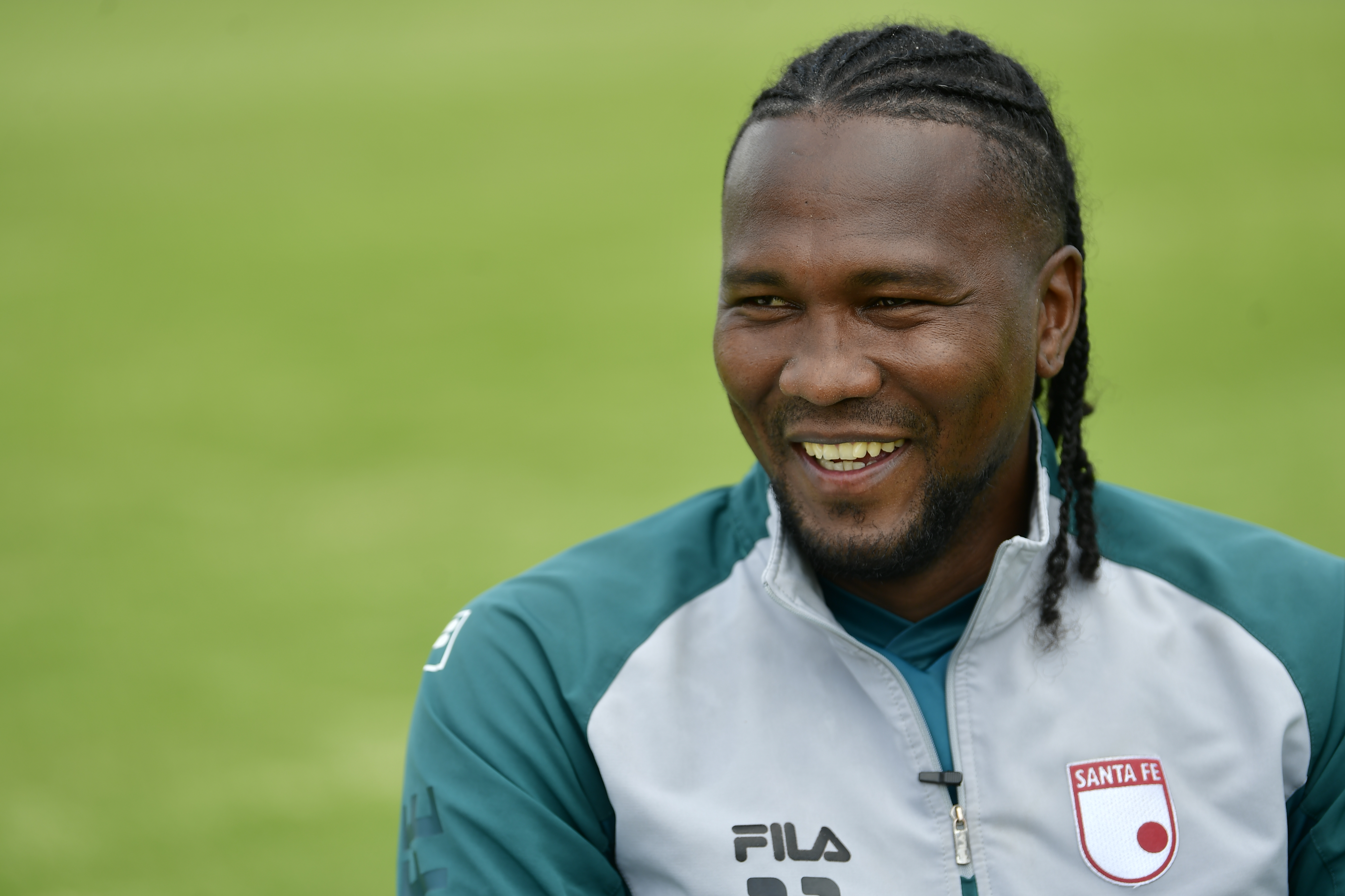 Hugo Rodallega, jugador de Santa Fe.